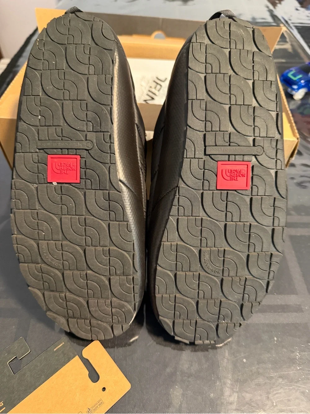 The North Face Black Insulated Quilted Slip-On Mules